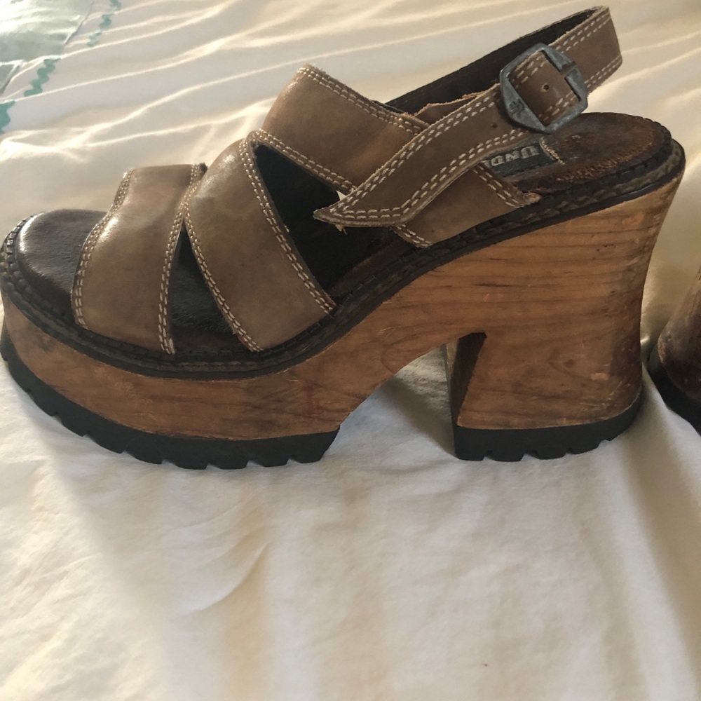 90's Vintage London Underground Wood Platform